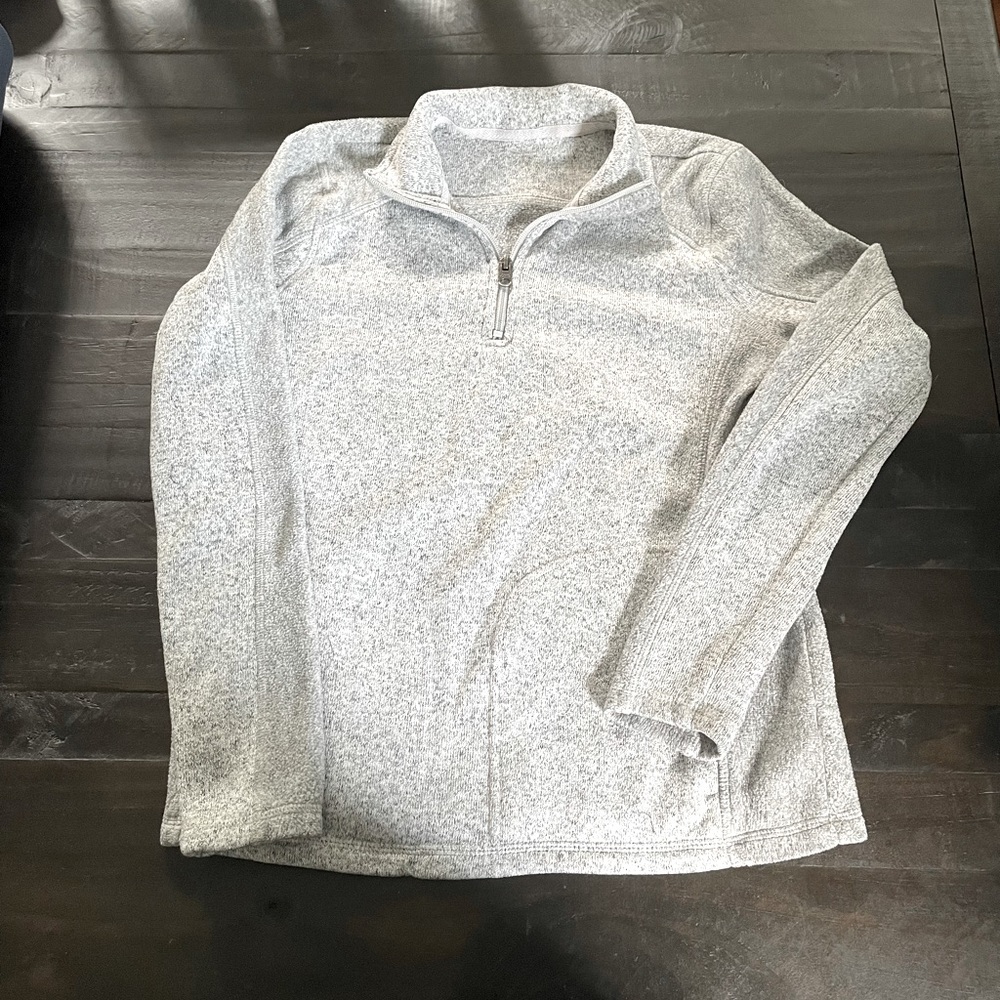 Half Zip Fleece | Heathered Gray